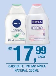 DB Supermercados Sabonete intimo nivea natural 250ml oferta