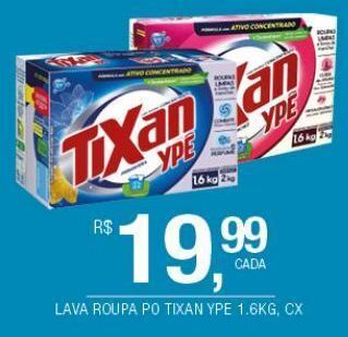 Lava roupas em pó tixan ypê 1.6kg