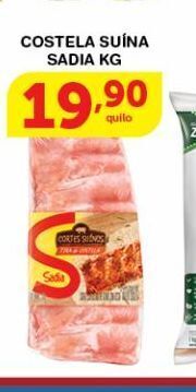 Roldão Costela suína sadia kg oferta