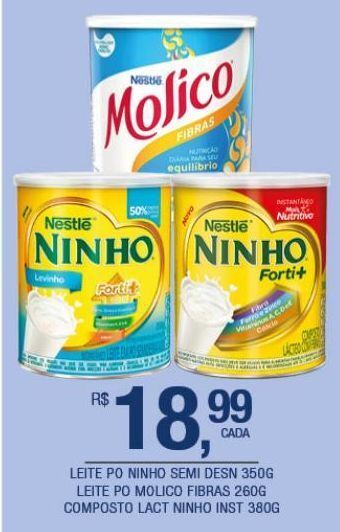 DB Supermercados Leite em pó ninho 350g oferta