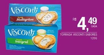 DB Supermercados Torrada visconti 120g oferta