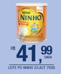 DB Supermercados Leite em pó ninho z/ lact 700g oferta
