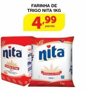 Roldão Farinha de trigo nita 1kg oferta