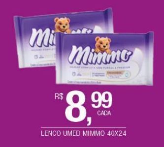 DB Supermercados Lenços umedecidos mimmo oferta