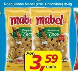 Supermercados Guanabara Rosquinhas Mabel 350g oferta