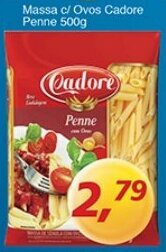Supermercados Guanabara Massa c/ Ovos Cadore Penne 500g oferta
