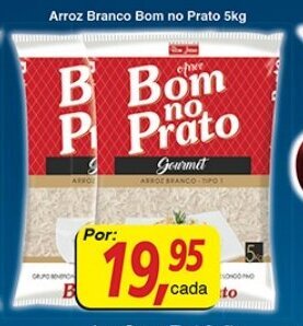 Arroz Branco Bom no Prato 5kg