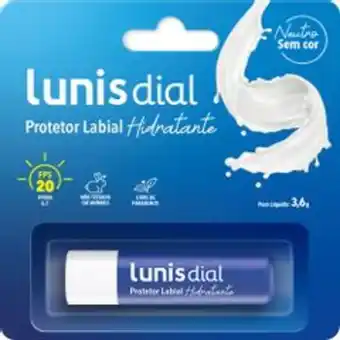 Protetor labial lunis dial neutro fps20 3,6 gramas