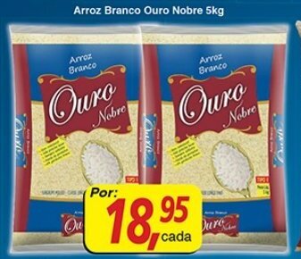 Supermercados Guanabara Arroz Branco Ouro Nobre 5kg oferta