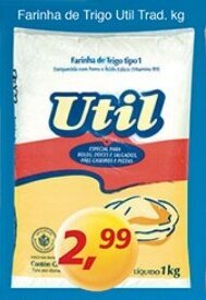 Farinha de Trigo Util Trad. 1kg