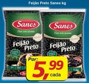 Supermercados Guanabara Feijao Preto Sanes 1kg oferta