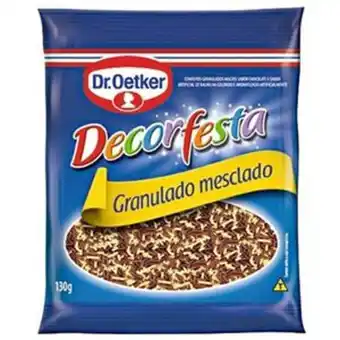 Chocolate granulado dr. oetker de coração mesclado 130g