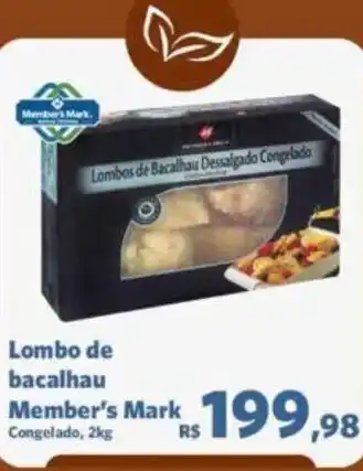 Sam's Club Lombo de Bacalhau Member's Mark 2kg oferta