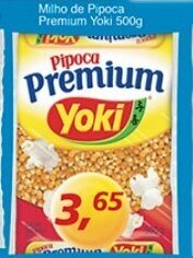 Supermercados Guanabara Milho de Pipoca Premium Yoki 500g oferta