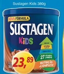 Supermercados Guanabara Sustagen Kids 380g oferta