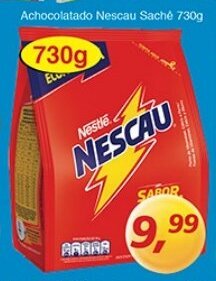 Achocolatado em Pó Nescau Sachet 730g - Destro