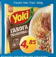 Supermercados Guanabara Farofa Yoki Trad. 500g oferta