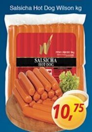 Supermercados Guanabara Salsicha Hot Dog Wilson 1kg oferta