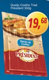 Supermercados Guanabara Queijo Coalho Trad. President 350g oferta