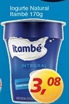 Supermercados Guanabara Iogurte Natural Itambe 170g oferta