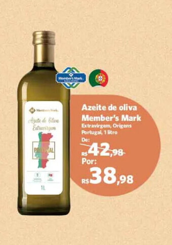 Sam's Club Azeite de Oliva Member's Mark 1L oferta