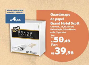 Guardanapo de Papel Grand Hotel Scott