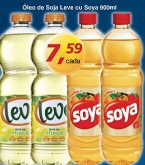 Supermercados Guanabara Oleo de Soja Leve ou Soya 900ml oferta