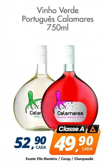 Delta Supermercados Vinho verde português calamares oferta