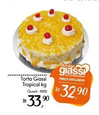 Giassi Supermercados Torta giassi tropical kg oferta