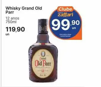 Zaffari Whisky grand old parr oferta