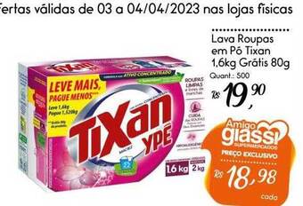 Giassi Supermercados Lava roupas em pó tixan oferta