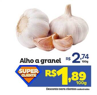 Super Lagoa Alho a granel oferta