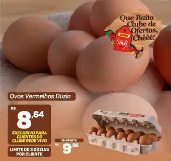 Ovos vermelhos dúzia