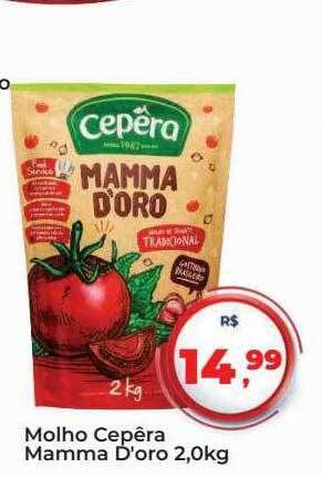 Tonin Superatacado Molho cepêra mamma d'oro oferta