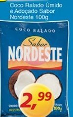 Supermercados Guanabara Coco Ralado Umido e Adocado Sabor Nordeste 100g oferta