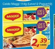 Supermercados Guanabara Caldo Maggi 114g oferta