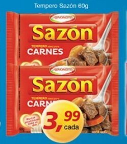 Supermercados Guanabara Tempero Sazon 60g oferta