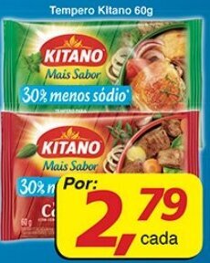 Supermercados Guanabara Tempero Kitano 60g oferta