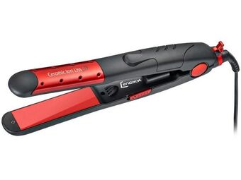 Zema Prancha chapinha lenoxx ceramic ion liss ppa763 preto/vermelho bivolt oferta