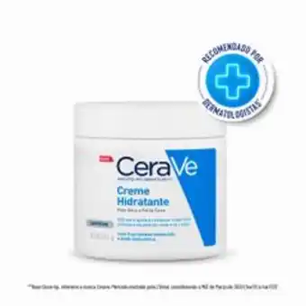 Cerave creme hidratante pele seca e extra seca 453g