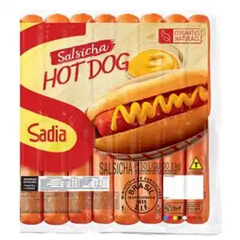 Arena Atacado Salsicha hot dog sadia congelado pacote 3kg oferta