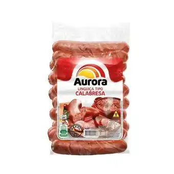 D'avó Supermercado Linguiça calabresa defumada aurora pacote 5kg oferta
