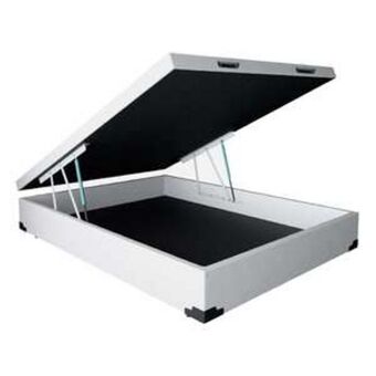 Leroy Merlin Base para cama box casal martin premium com baú (45x138x188) branca oferta