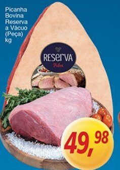 Supermercados Guanabara Picanha Bovina Reserva a vacuo (peca) 1kg oferta