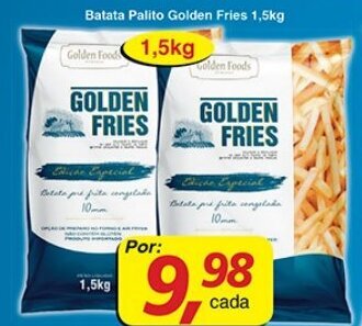 Supermercados Guanabara Batata Palito Golden Fries 1.5kg oferta