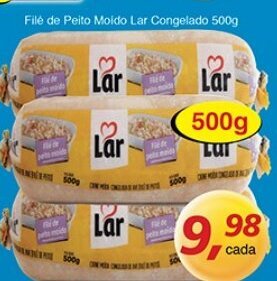 Supermercados Guanabara File de Peito Moido Lar Congelado 500g oferta