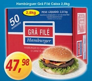 Hamburguer Gra file Caixa 2.8kg