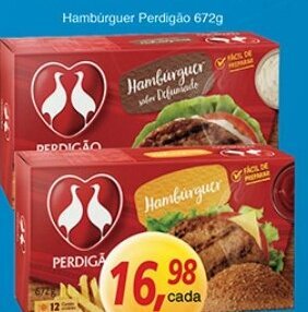 Supermercados Guanabara Hamburguer Perdigao 672g oferta