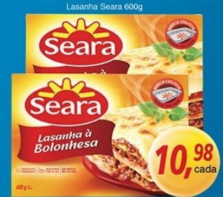 Supermercados Guanabara Lasanha Seara 600g oferta