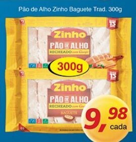Supermercados Guanabara Pao de Alho Zinho Baguete Trad. 300g oferta